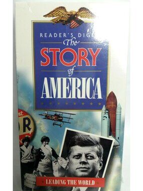 VHS Story of America Reader's Digest "Leading the World" History Documentary